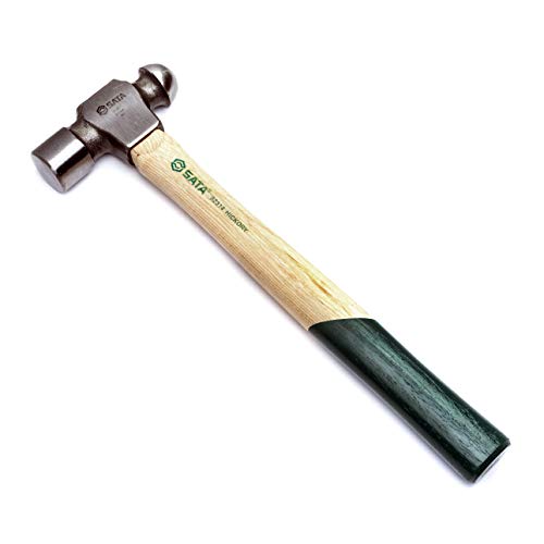 SATA ST92314SC Schlosserhammer, Vorschlaghammer, Stahlhammer und Ingenieurhammer, Englische Form mit Hickory Holzstiel 910 g (32 oz)