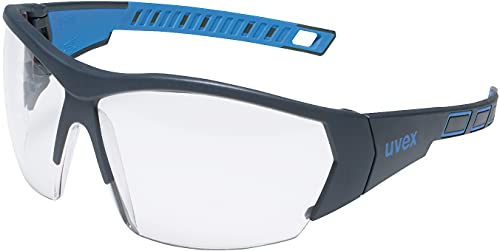 Uvex i-Works Schutzbrille 9194 - Kratzfest & Beschlagfrei, 100% UV-400-Schutz - Sicherheitsbrille mit Klarer Scheibe - Arbeitsbrille mit Antibeschlag- und Antikratz-Beschichtung