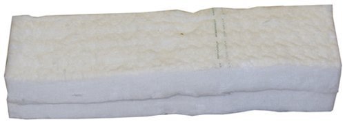 Schwamm aus Keramikwolle, für Bioethanol, zum sicheren Einsatz in Kaminen, 30 cm x 10 cm x 1,3 cm, 2 Stück