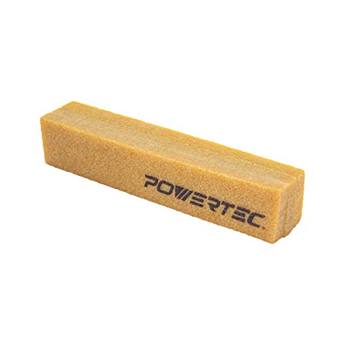 POWERTEC 71002 Schleif-Reinigungsstab für Schleifbänder & Scheiben | Naturkautschuk-Radierer – Holzbearbeitungswerkstatt Werkzeuge für Schleifperfektion