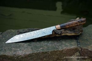 Kochmesser Damaststahl